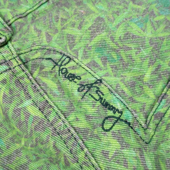 HOUSE OF SUNNY London Fields Jessie High Waisted Button Fly Straight Leg Jeans 4 - Picture 9 of 13